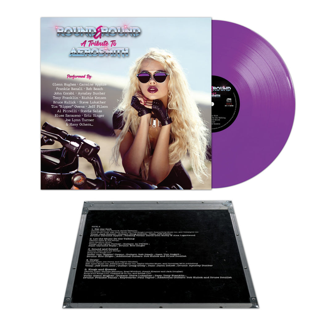 Various - Round & Round A Tribute To Aerosmith (Limited Edition Purple Vinyl)