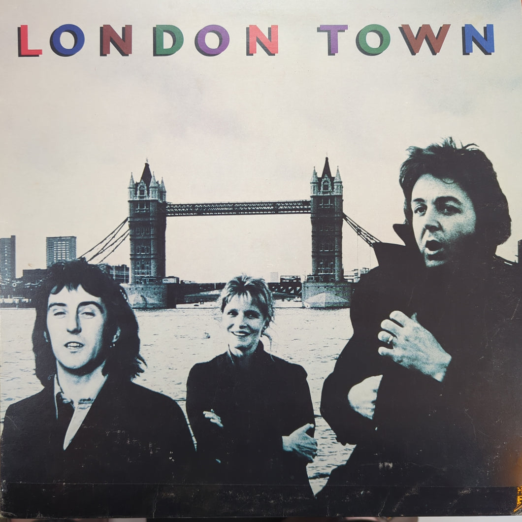 Wings - London Town (With original inner sleeve and poster)