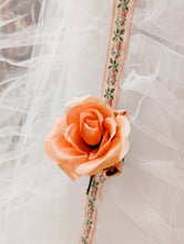 Load image into Gallery viewer, 70s Rococo Inspired Rose Wedding Dress S/M
