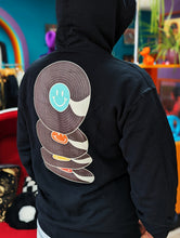 Load image into Gallery viewer, Happy Vinyl Logo Unisex Hoodie
