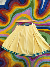 Load image into Gallery viewer, Vintage Yellow Cheerleader Skirt SM
