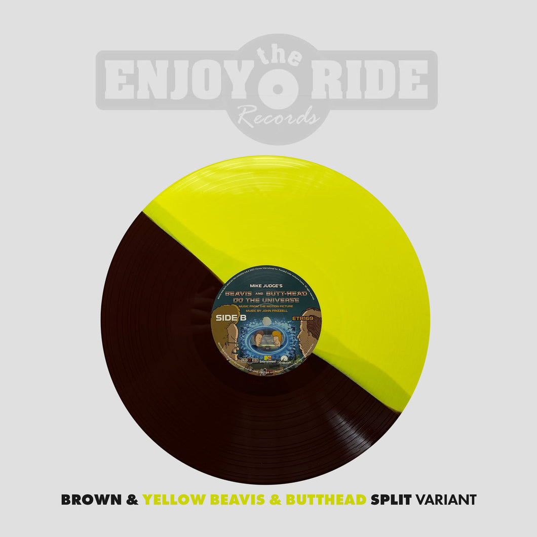 Beavis And Butthead Do The Universe - Movie Soundtrack (🟡 Yellow & ⚫ Black Split Vinyl)
