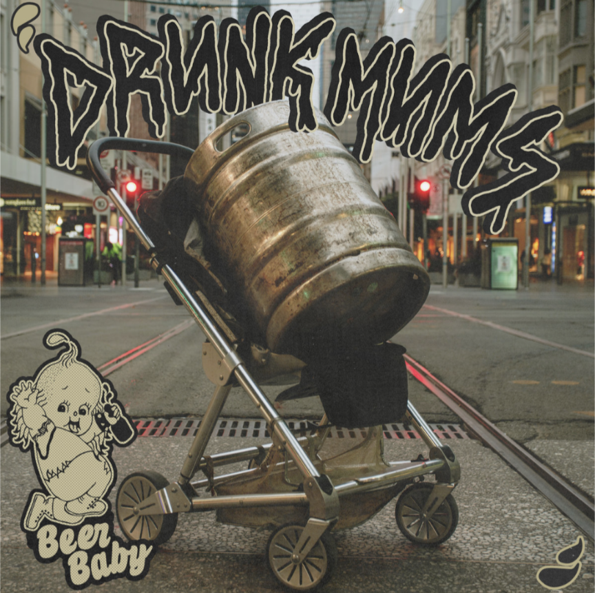 Drunk Mums - Beer Baby (Red Marble Vinyl)