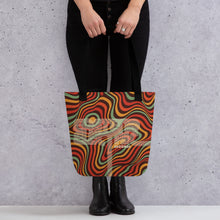 Load image into Gallery viewer, Totally Groovy Logo Tote Bag Black
