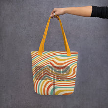 Load image into Gallery viewer, Totally Groovy Logo Tote Bag White
